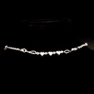 Cute ❤ flying Hearts Sterling silver bracelets
